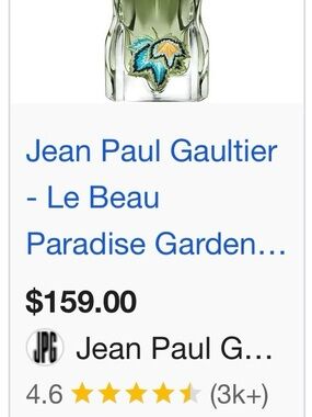 Jean Paul Gaultier Green and Gold Leaf Embellished Pendant